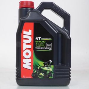 HUILE MOTEUR Bidon d'huile MOTUL 5100 10W40 MA2 Technosynthése 