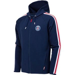 SOFTSHELL DE SPORT Veste Sweat zippé à capuche PSG - Enfant - Bleu - 