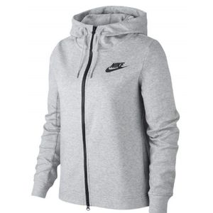 pull nike femme gris