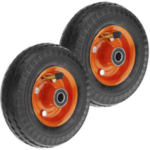 Brouette roue rouge remplacement roue solide made in uk pas plus crevaisons 12 /"