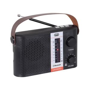 RADIO CD CASSETTE Radio portable solaire multibande RA 7F25 BT noire