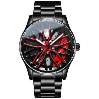 Montre Homme Astrolabe Minimaliste Avec Bracelet Milanais - Étanchéité 30M Et Calendrier