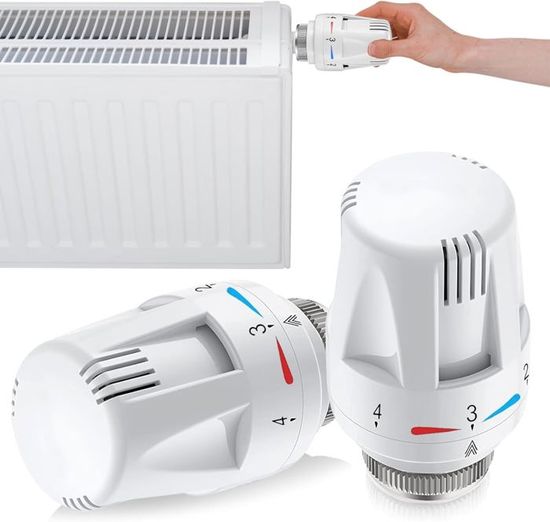Adaptateur Pour Vanne Thermostatique De Radiateur - Compatible M30 X 1,5 Et M28 X 1,5, Améliore Gestion Chauffage - 9