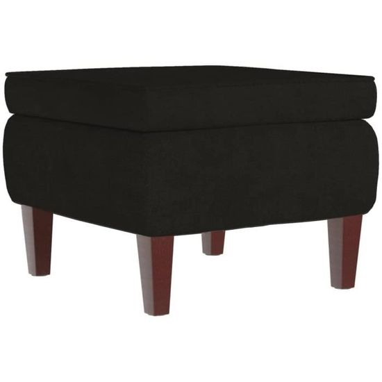 Pouf Repose-pieds En Velours Bleu – 70x55x41 Cm – Pour Salon, Chambre – Décoration Intérieure Moderne