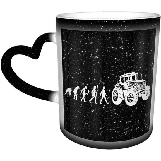 Sweat à Capuche Évolution Tracteur - Cadeau Idéal Pour Agriculteur Et Passionné D'Agriculture
