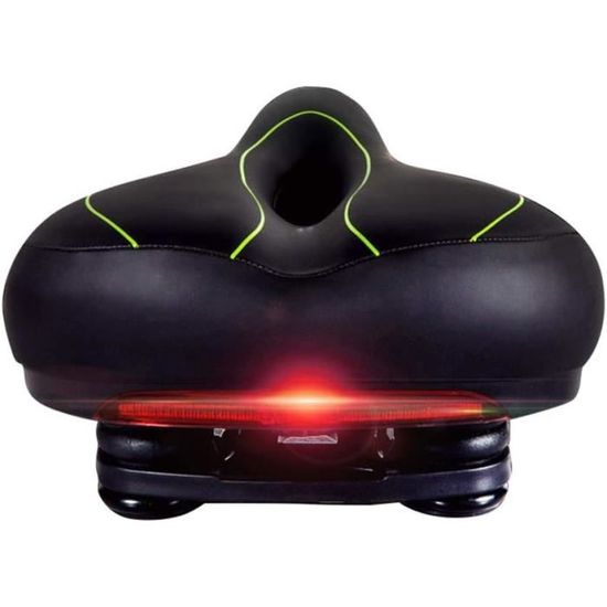 CDYWD Selle De Vélo Ultra Confort Extra Large – Homme/Femme, Suspension Intégrée, Design Ergonomique Ailes, Pour VTT, Ville, Vélo Électrique, Home Trainer