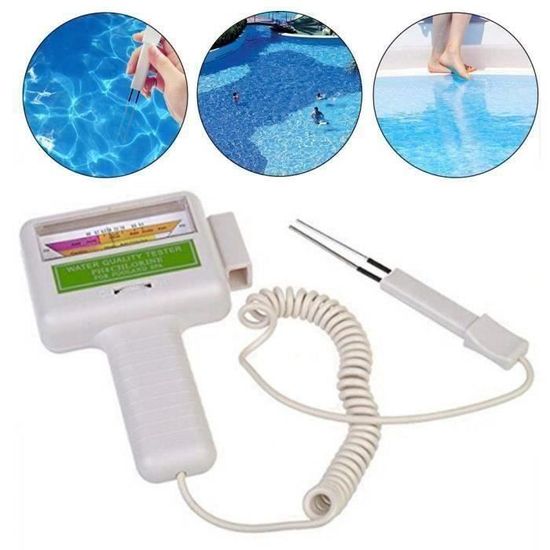 PH chlore qualité de leau Test Kit Testeur de piscine Analyse deau Box Testeur de piscine 