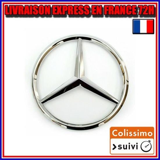Logo Mercedes 90 mm classique 3D capot coffre BADGE