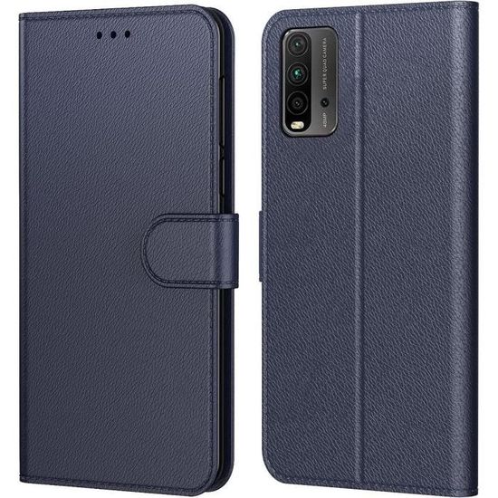 Coque Résistante Anti-choc Xiaomi Redmi 9T Avec Anneau Anti-chute - Transparent, Béquille Incluse