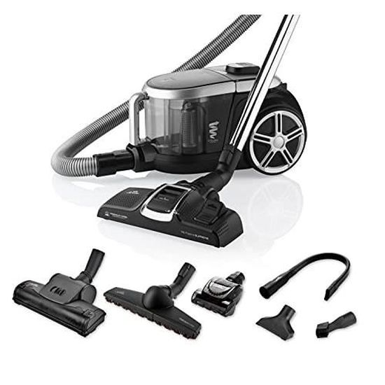 Aspirateur Sans Sac Puissant Aspirateur Traîneau Sans Sac ECODE® - Filtre HEPA Double - Puissance 900W - 2L De Capacité - Câble Auto-rétractable