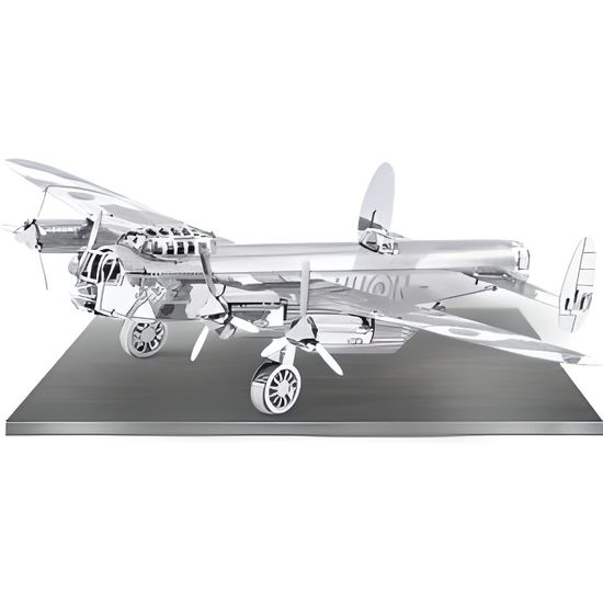 Avion Bombardier Avro Lancaster - Maquette en métal - Modèle Avro Lancaster - Pour Enfant de 14 ans et plus