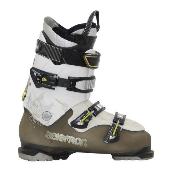 Chaussure de ski Salomon quest access 80 kaki blanc noir blanc Cdiscount Sport