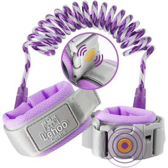 Harnais Anti-fugue Enfant KYLOS - Longe 1,5 M, Taille Ajustable 50-70 Cm, TPE Sans BPA, Bleu Marine