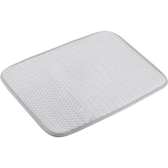 Sourcing Map Tapis D'égouttoir à Vaisselle En Microfibre Absorbant Pour Comptoir De Cuisine - 20 X 20 Cm - Rose