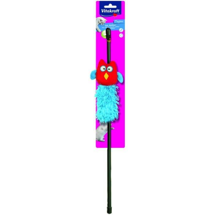 VITAKRAFT Jouet canne à pêche hibou coloris assortis