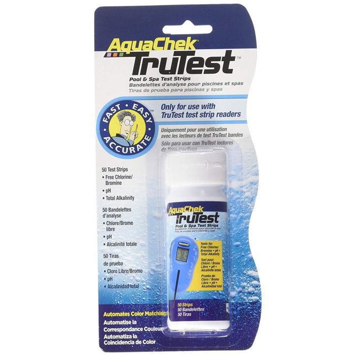aquachek - Trutest blister de 50 bandelettes pour appareil testeur digital