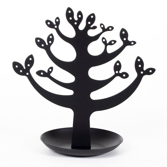 Arbre porte bijoux - Astuceo Noir