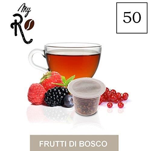 50 Capsules de Tisane aux fruits rouges compatibles avec machines Nespresso - Nespresso 50 x Dosettes - MyRistretto