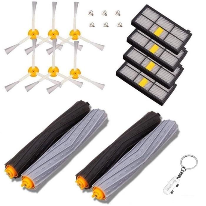 Kit de recharges pour iRobot Roomba série 800 et série 900 - Kit de 14 pièces accessoires pour aspirateur robot..