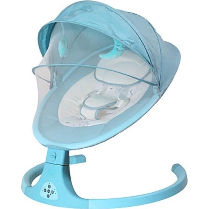 Balancelle Bébé Electrique Berceau Lit bébé Berceau électrique pour nouveau-né Bleu