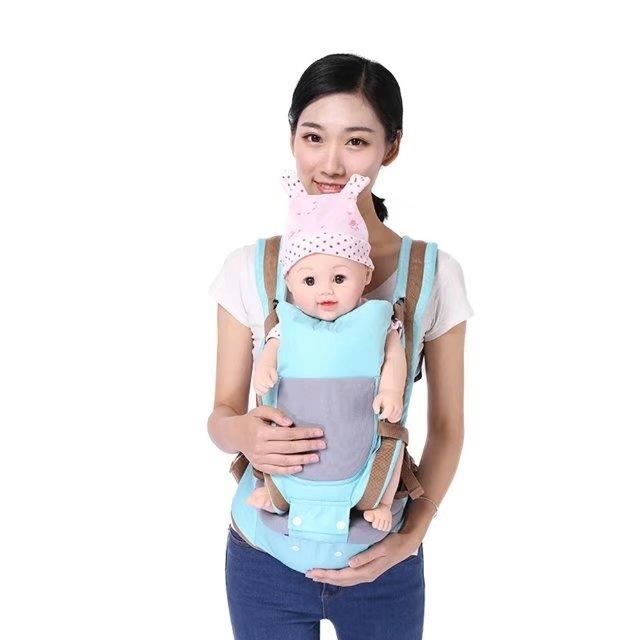 Simple et pratique Porte-bébé tabouret Respirant tabouret Sac À Dos Multi-Sécurité fonctionnelle des enfants Bébé Produits , blue