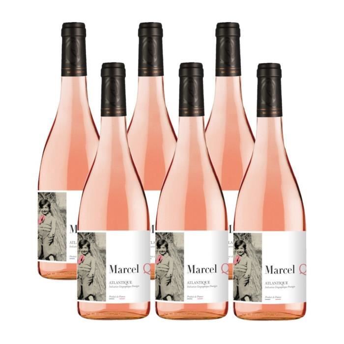Marcel Q1 2021 - IGP Atlantique - Vin Rosé - Carton de 6 bouteilles 75cl