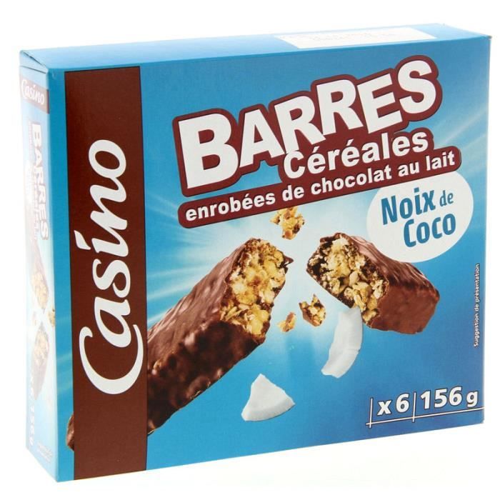 Barre Cereales Chocolat Coco 156 G Cdiscount Au Quotidien Barre Cereales Chocolat Coco 156 G Cdiscount Au Quotidien