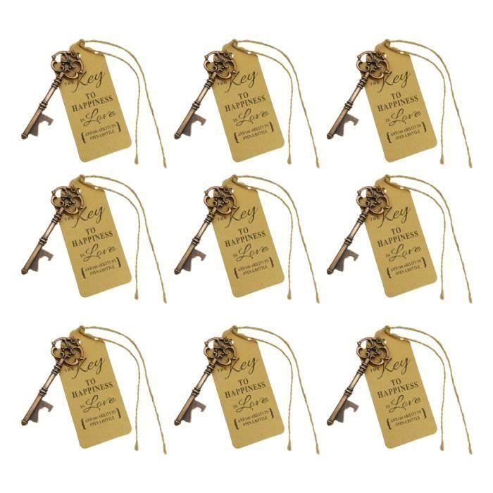 30 pcs Ouvre-Bouteilles Rétro Mémorable Vintage Clé Faveur De Mariage pour Bar Wedding TIRE-BOUCHON - DECAPSULEUR - LIMONADIER