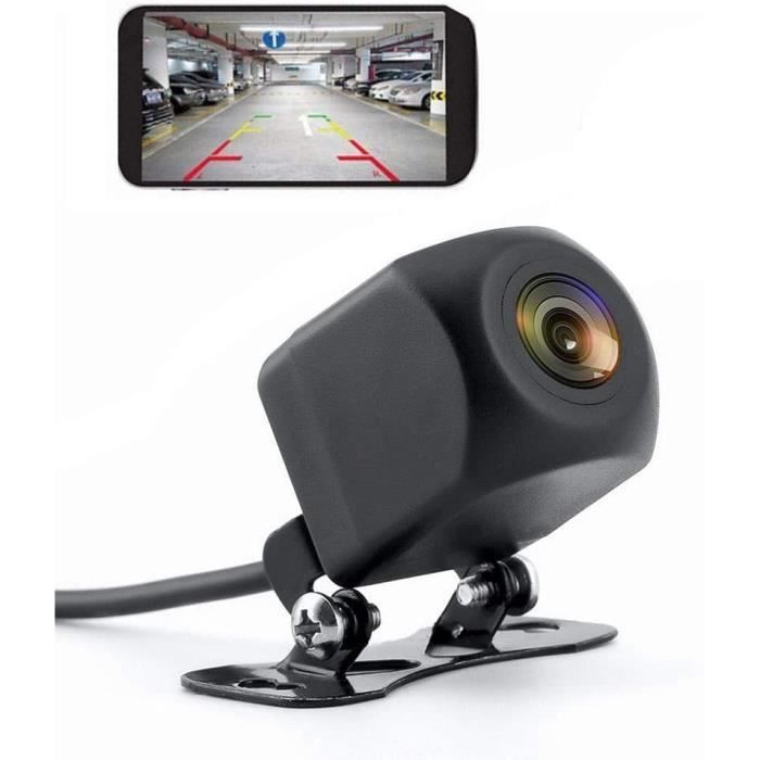 WiFi Caméra de Recul, caméra de recul avec Vision Nocturne Mini Corps Caméra de recul arrière étanche pour iOS/Android