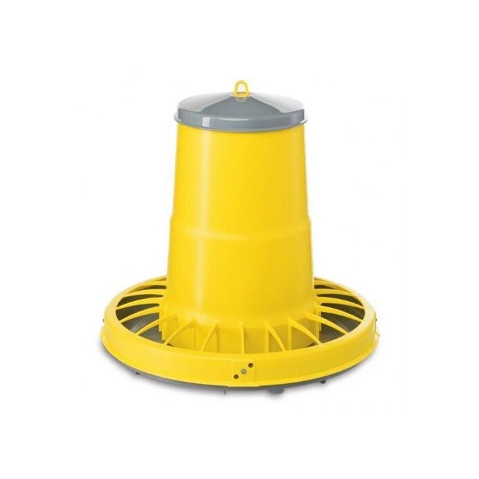 Mangeoire Trémie Avec Couvercle 15,5kg