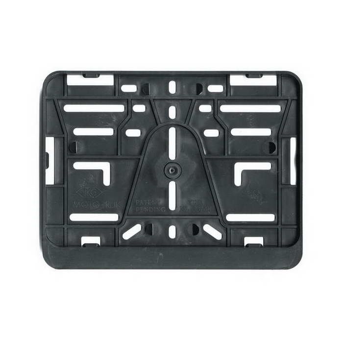 support de plaque d'immatriculation moteur 21 x 14 cm noir