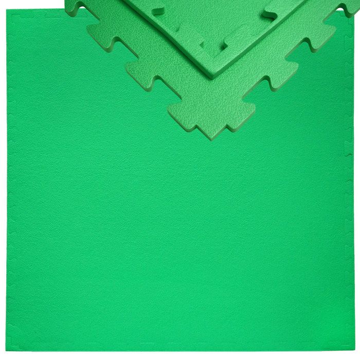Tapis Puzzle de Sport 90x90x1,2cm Vert