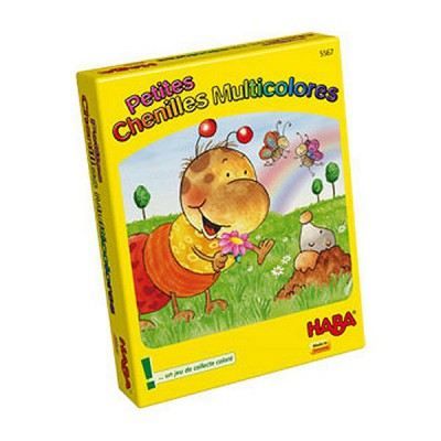 Jeu de cartes - Petites chenilles multicolores