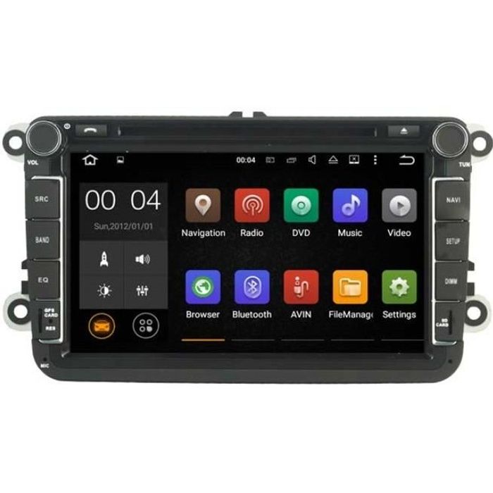 Autoradio Android GPS Volkswagen Golf 5, Golf 6, Beetle, Eos, Touran, T5, Tiguan, Polo, Caddy, Passat, Jetta, Amarok, Sharan