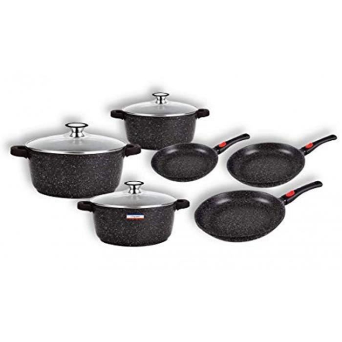 Batterie 15 pièces Tous Feux Dont Induction ESPACE CUISINE