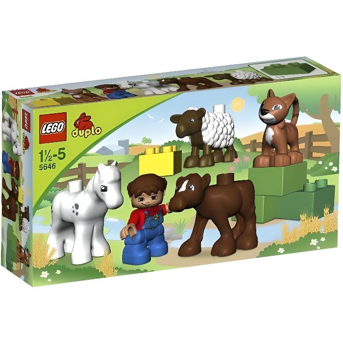 Lego - 5646 - Jeu de Construction - Duplo LegoVille - Les Bébés Animaux de la Ferme