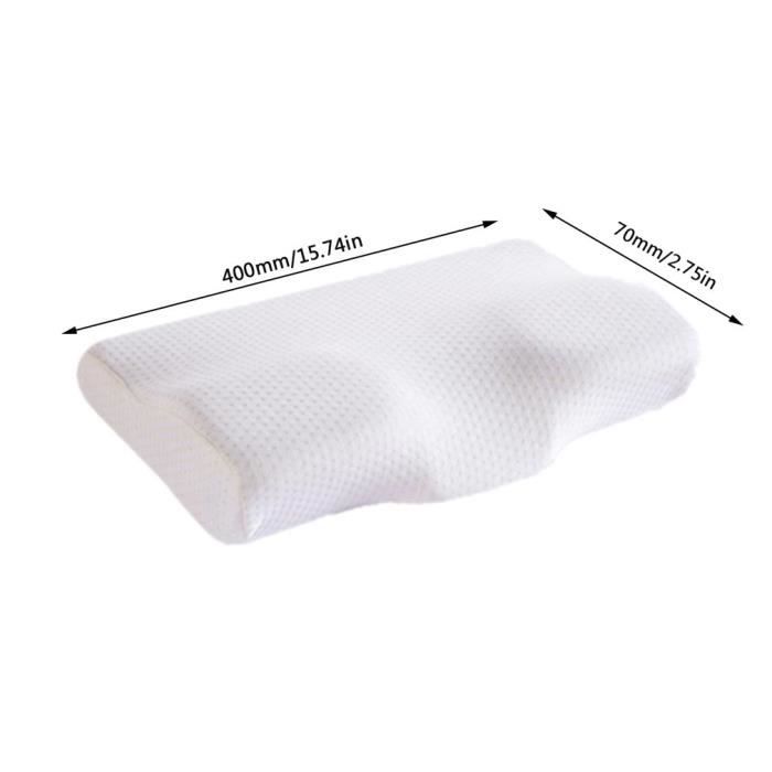 Oreiller en Mousse à Mémoire Orthopédique Reliure Cervical Soins De Santé Douleurs 100% de matériau de rebond lent