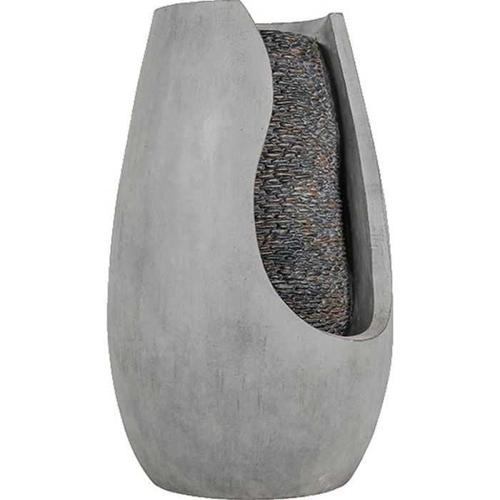 Fontaine d'intérieur moderne imitation pierre Molly Gris