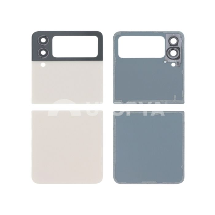 Cache Batterie Vitre Arrière Or Pour Samsung Galaxy Z Flip 4 F721B Sans logo