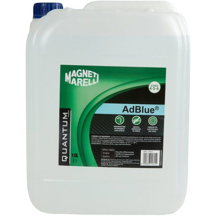 Quantum Energy Additif Magneti Marelli Adblue 10 LT avec buse flexible Euro  4-5-6 certifi ISO 22241 - Cdiscount Auto