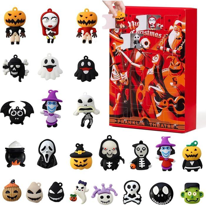 Calendrier De L'Avent Halloween Gnomes 2024 - 31 Jours Compte à Rebours - Figurines à Collectionner - Décoration Festive - 9