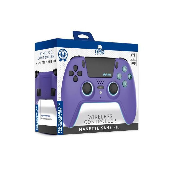 Manette Bluetooth pour PS5 LED - vue 2