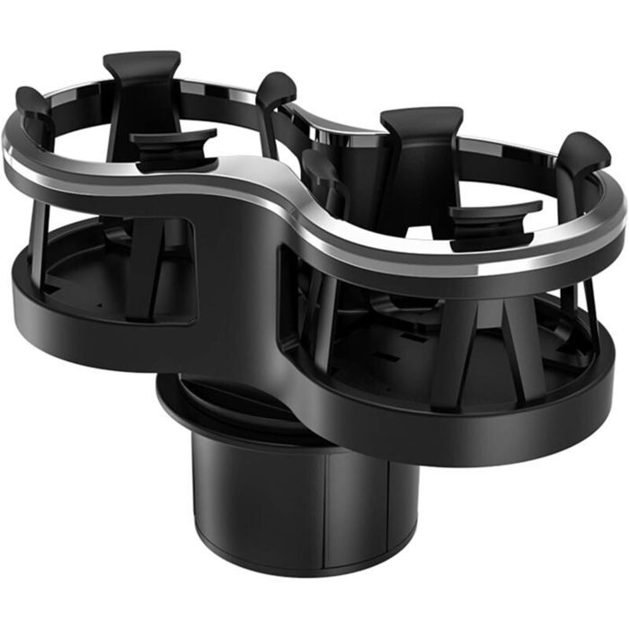 Porte-gobelet universel voiture – support boissons café snacks & cendrier intégré