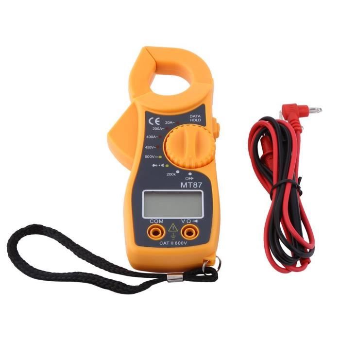 Pince Ampèremetrique Multimètre Écran LCD Voltmètre Ampèremètre Testeur