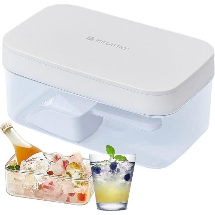 Bac à GlaçOns Avec Couvercle Et Bac De Rangement, Bac à GlaçOns 55 à DéGagement Facile Avec