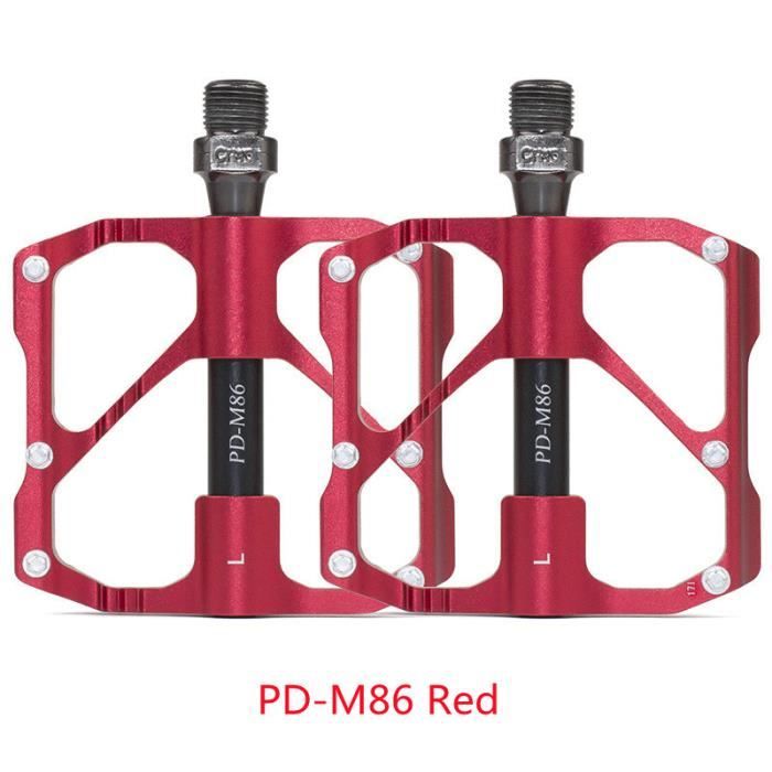 Pedale discount rouge vtt