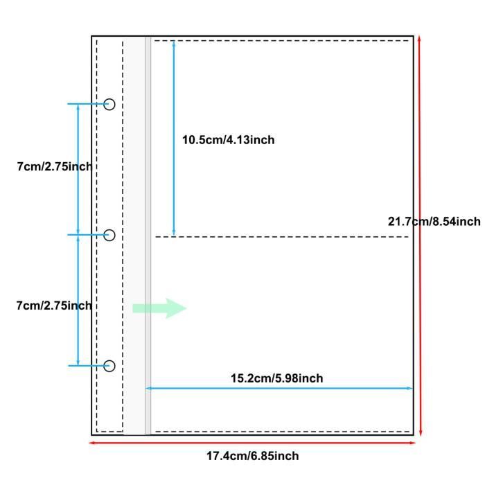 Mini Classeur De Cartes Photo, Mignon Mini Album Photo, Classeur De
