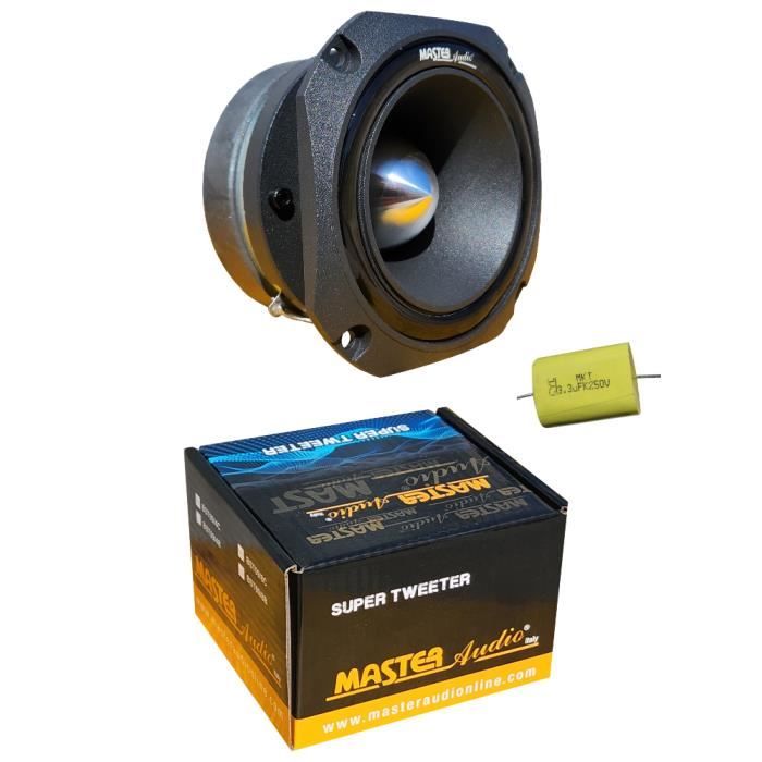 2 PHONOCAR 02081 haut-parleurs woofer 10,00 cm 100 mm 4 de diamètre 50