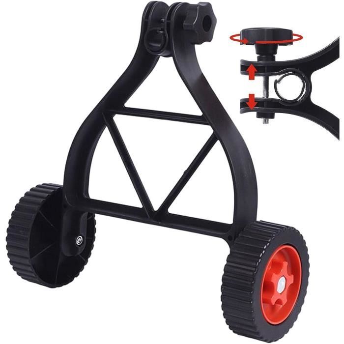 Roues De Support Réglables Pour Débroussailleuse - Accessoire Portable Pour Coupe-bordures, Tondeuse à Gazon