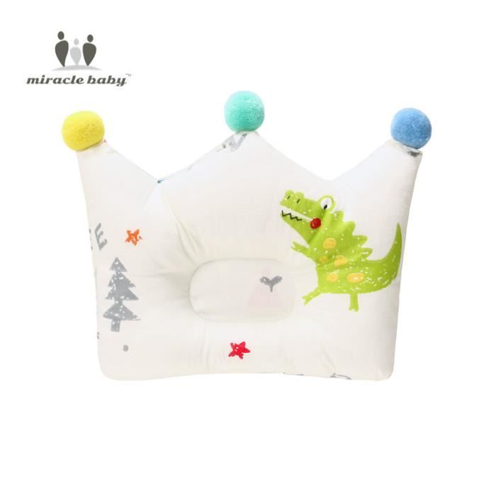 Coton Nouveau Ne 0 2 Ans Oreiller Bebe Dessin Anime Coton Couleur Dinosaure Cdiscount Maison